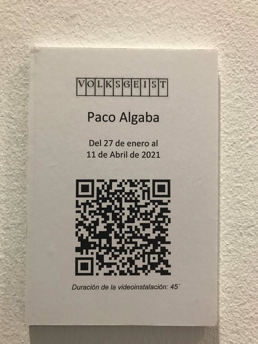 patriziadimonte's tweet photo. Con una reflexión sobre “cómo el paisaje es una representación del espacio que ha sido apropiada por la construcción de la nación sin que nosotros digamos nada” #PacoAlgaba regresa al @IAACCPSERRANO con una videoinstalación sublime #Volksgeist (Espíritu del pueblo en alemán) https://t.co/iHYCUOjMOB