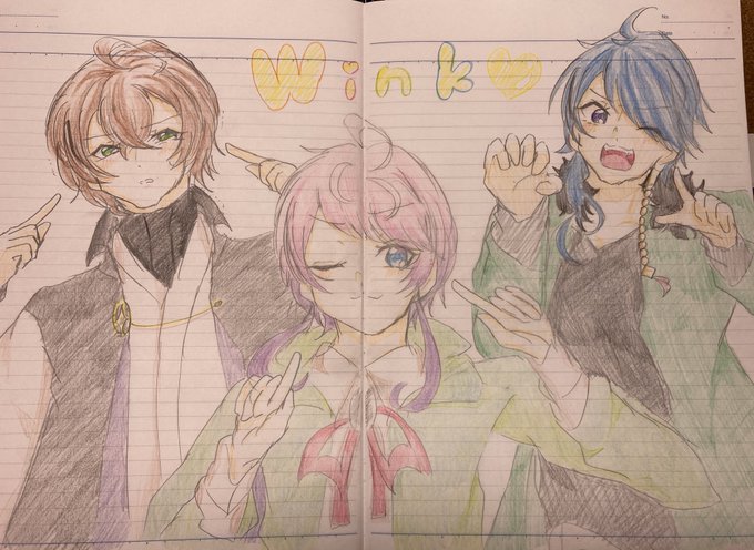 ウインク 高画質 のtwitterイラスト検索結果 古い順
