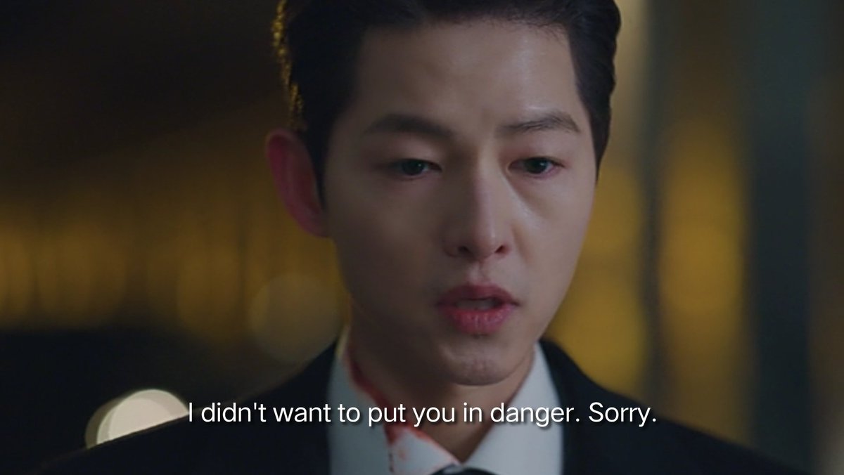 haekanqs's tweet photo. "We're partners, so we should share the danger. " aaaa!!🤩😭

#VincenzoEp10 #Vincenzo #SongJoongKi #JeonYeoBeen https://t.co/62W9kIccVQ