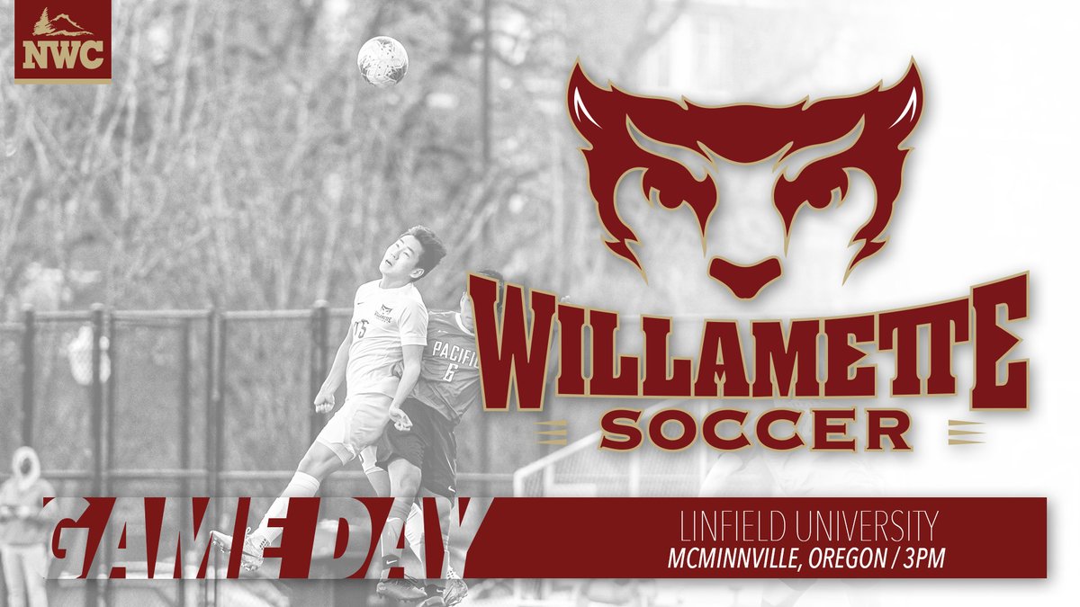 Willamette Bearcats (@wubearcats) on Twitter photo ⚽GAME DAY!
<a href="/WillametteMSOC/">Willamette M. Soccer</a> is on the road vs Linfield University
📍 McMinnville, Oregon
🕛 3 p.m.
📊 golinfieldwildcats.com/sidearmstats/m…
📺 wubearcats.com/live ⚽GAME DAY!
<a href="/WillametteMSOC/">Willamette M. Soccer</a> is on the road vs Linfield University
📍 McMinnville, Oregon
🕛 3 p.m.
📊 golinfieldwildcats.com/sidearmstats/m…
📺 wubearcats.com/live