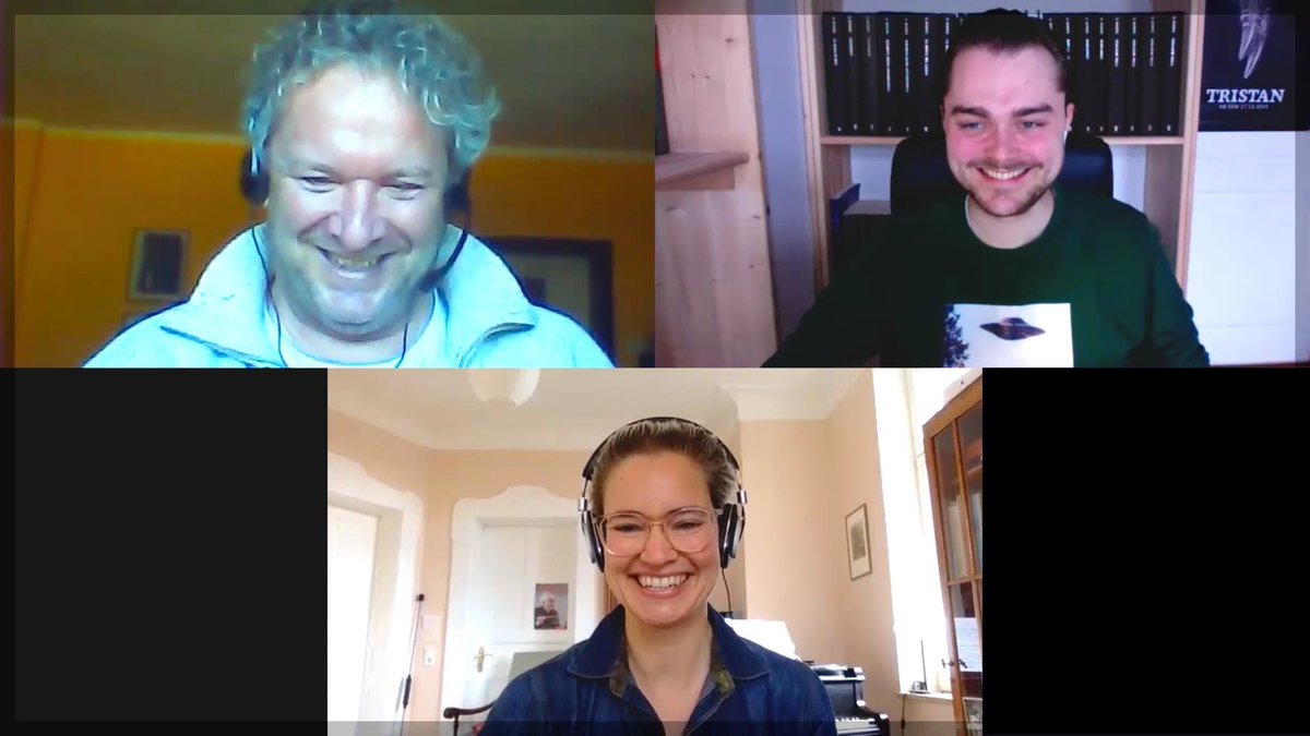 JuliaSophSop's tweet photo. Happy birthday, Johann Sebastian Bach! @lehmann_jakob, Thomas Kunst und ich verbringen den Tag standesgemäß mit spannender und inspirierender Planung für 2022. Gemeinsam mit @eroicaberlin hecken wir was aus! #staytuned #teamjohannsebastian #bachrocks https://t.co/Ot7u1q9AeH