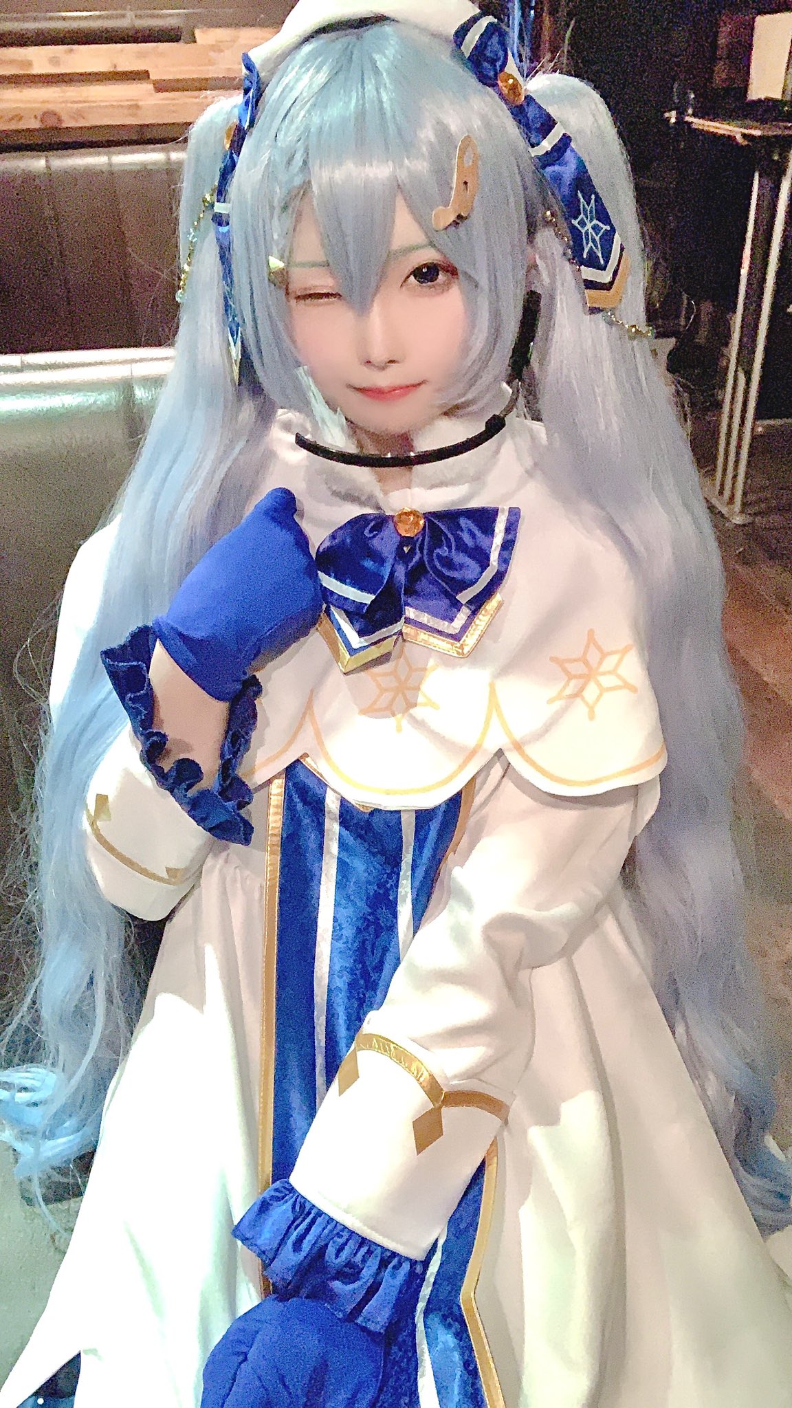 雪ミク 2021 コスプレ