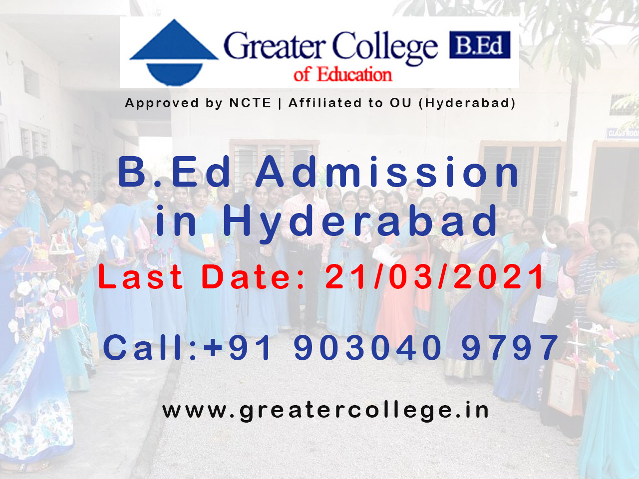 Greater College of Education B.Ed in Hyderabad (GreaterCollege) / Twitter