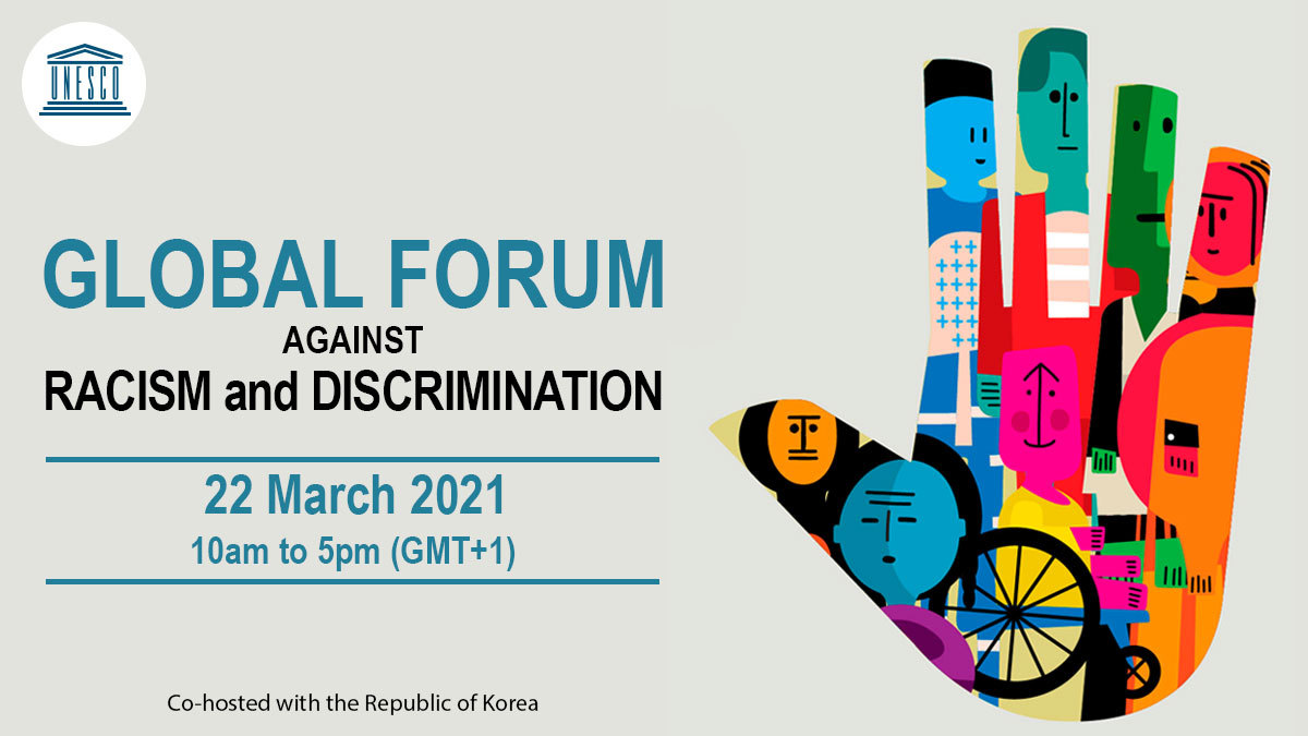 AAzoulay's tweet photo. #Racism is rising during #COVID19 - #FightRacism &amp; Register now and Join @UNESCO Global Forum on 22 March, with @ForestWhitaker @mbachelet @YalitzaAparicio @OfficialMLK3 Nobel Prize @k_satyarthi @1ElisaMoreno @NouraAlKaabi @AchilleMbembe1 @demontaignetan 

https://t.co/yn0Mc14X0v https://t.co/Zu8aNRWFkN