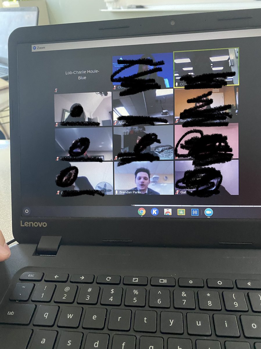 mv_yg's tweet photo. We usually try to get a picture of the students in the chambers, so here are shots from their Zoom meeting. https://t.co/hQCbiL2SFh