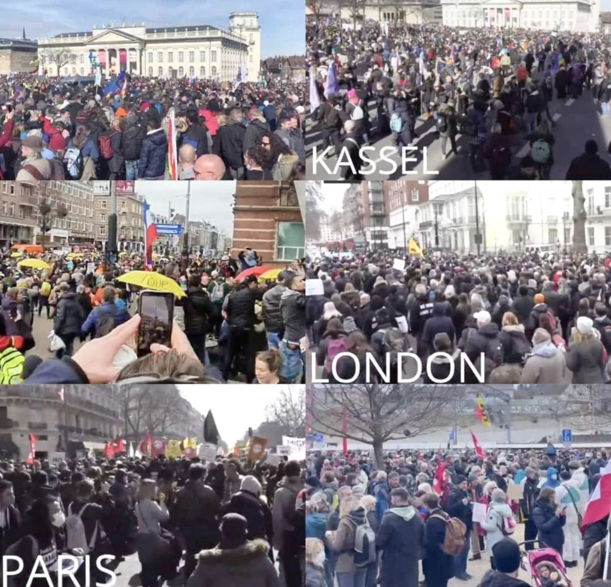 priesterspr's tweet photo. One of the largest global protests in history took place yesterday. 3/20/2021. In 40 countries, 100 Nations together to demand their RIGHTS, FREEDOMS, and STOP INCONSTITUCIONAL PLANET LOCK DOWN. Bravo for those WHO did not keep silent Today &amp; for the tomorrow Generations. https://t.co/8xVT9YALsX