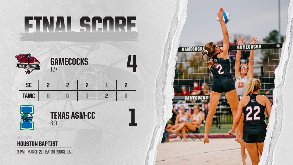 Back on the winning track! Madi and Abby come back for a win in the third set to complete the dual. Next up is our weekend finale against Houston Baptist at 3 p.m. ET.