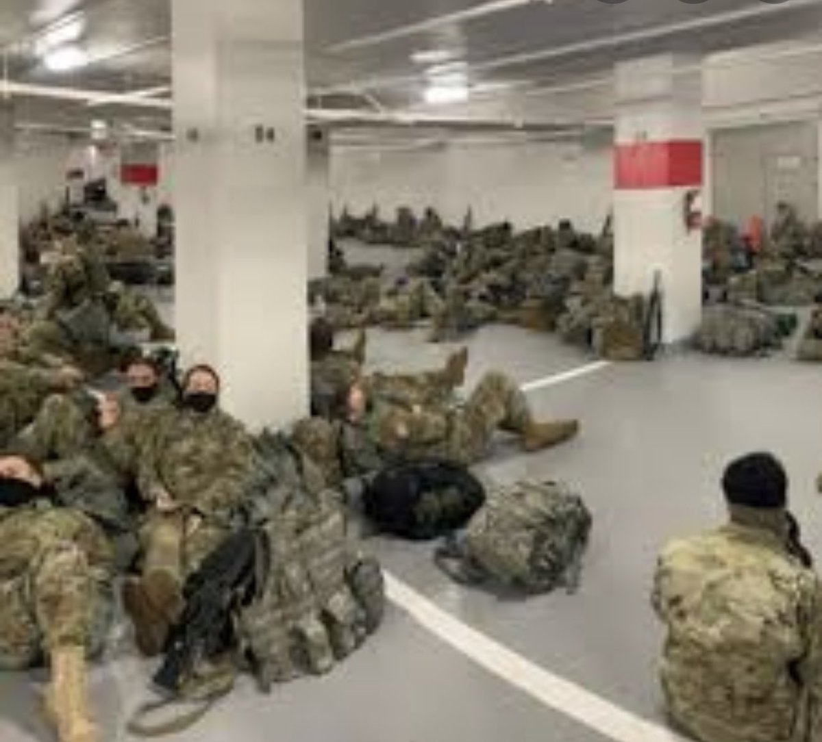 ericbolling's tweet photo. $86mil of our tax dollars spent on hotel rooms for illegal migrants... 

But... 

Anyone else remember how our finest had to sleep, “protecting” Biden’s inauguration?

#priorities https://t.co/A09WTVnBLd