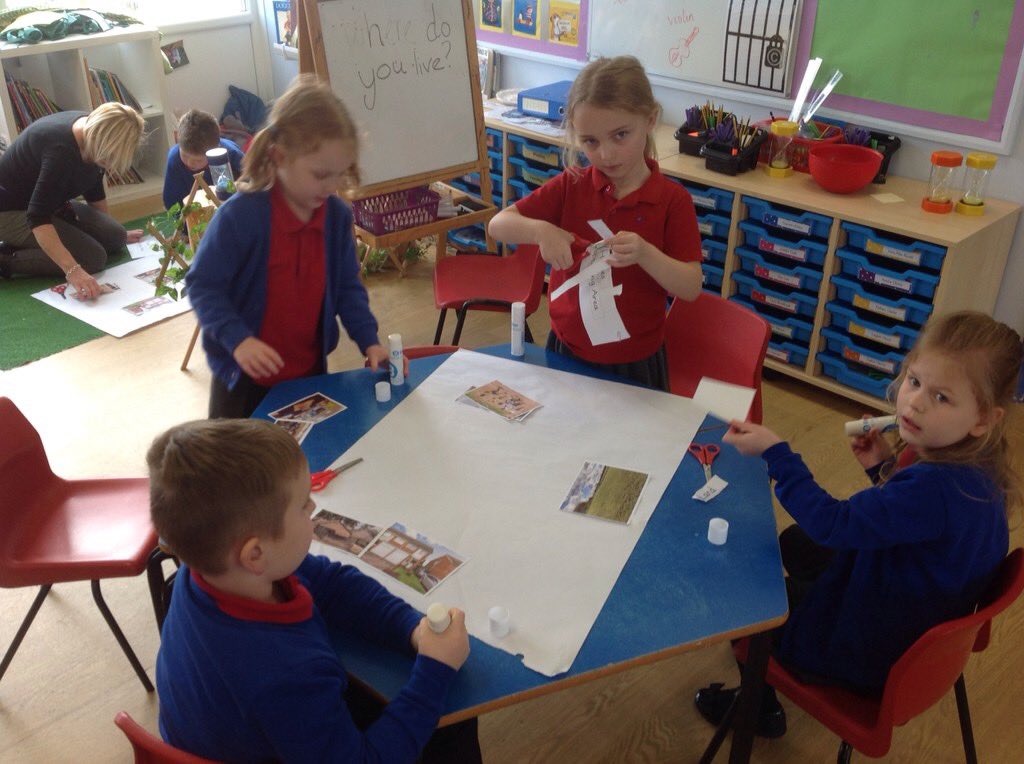 PrimaryRidgeway's tweet photo. This week in Rose class we have been comparing geographical features in England and Africa. The children worked in groups to sort images and describe the similarities and differences they could see. #roseclass https://t.co/0u8RRbmNo0
