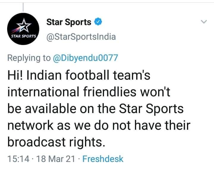 md_talha007's tweet photo. We are tired of these fake promises. Telecast all our National team football matches. 📢🇮🇳 #AIFFWakeup #TelecastIndianFootball #IndianFootball 
#IndiaLegends #football #WakeUpAIFF https://t.co/fNjTUJogoO