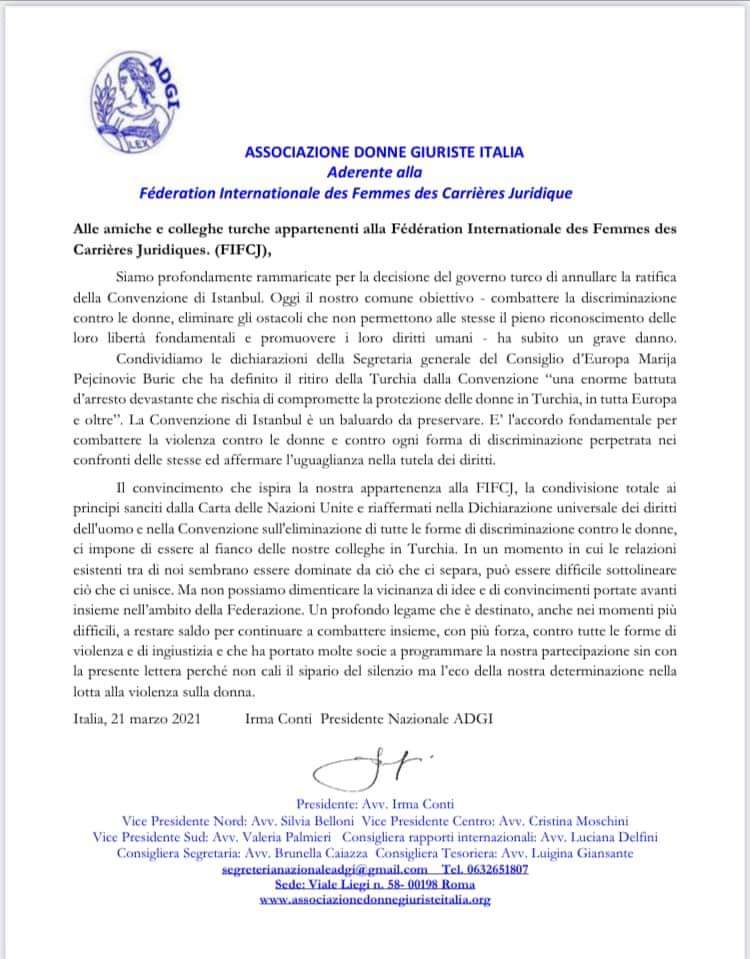 IrmaConti's tweet photo. La Convenzione di #Istanbul è un baluardo da preservare. E’ l'accordo fondamentale per combattere la violenza contro le donne e contro ogni forma di discriminazione perpetrata nei confronti delle stesse ed affermare l’uguaglianza nella tutela dei diritti
https://t.co/a0K5gmsb15 https://t.co/IwucopViL8