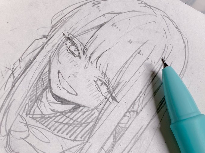 久々にアナログで描いたら
は?絵柄どしたってなってる… 