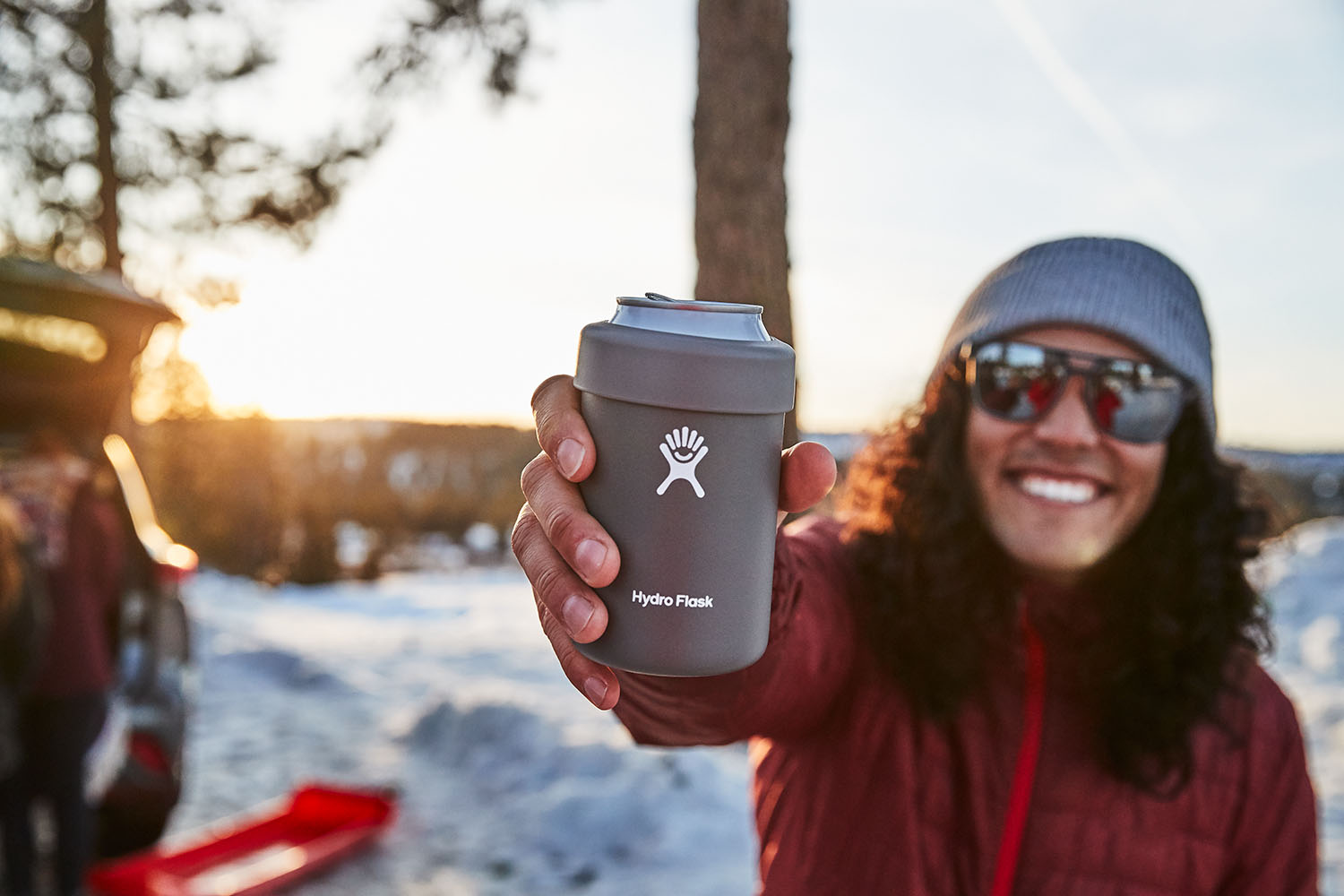 Hydro Flask on X: Cheers to Sunday Funday! Did you know our Cooler Cup is  two great things in one? It's a can or bottle cooler, and, with one quick  switch, it's