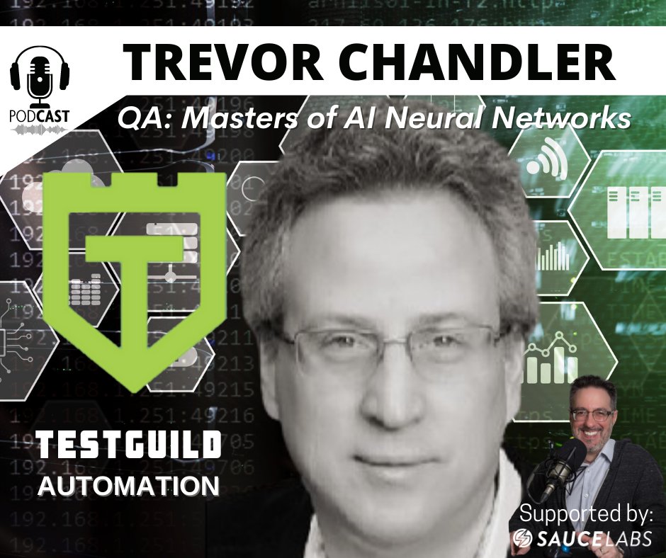 testguilds's tweet photo. In this episode, Trevor Chandler will share how to use AI in the context of how QA can achieve the next set of advances in the global world of technology. Listen here๐ https://t.co/FEt5OQNPuG #atomationtesting #testguildpodcast #ai #qa https://t.co/DYrMjMoVkC