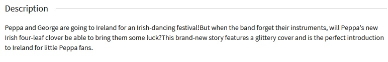 I have slight concerns over the new Peppa Pig book... There had better be a twist, that's all I'm saying...  #IrishFourLeafClover <a href="/PenguinIEBooks/">Penguin Books Ireland</a> <a href="/ladybirdbooks/">Ladybird Books</a>