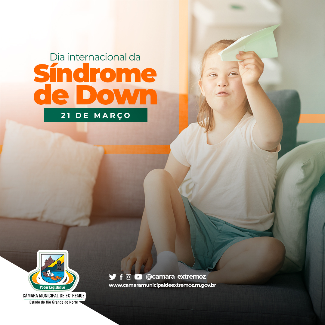 CExtremoz's tweet photo. Hoje é dia de comemorarmos o Dia Internacional da Síndrome de Down. A data busca conscientizar às pessoas a quebrarem as barreiras do preconceito. ❤❤❤

#sindormededown #extremoz  #legislativo #amor #rn #camaradeextremoz https://t.co/Y6dPEcy19P