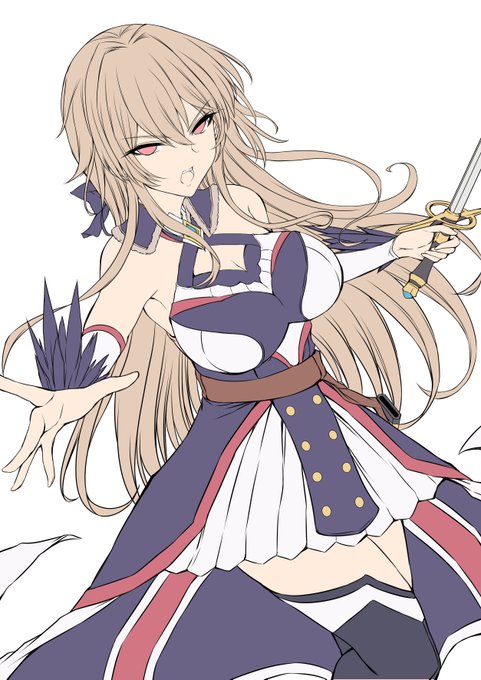 にじさんじの女騎士さんの線画できました
明日から彩色作業します 対よろ! 