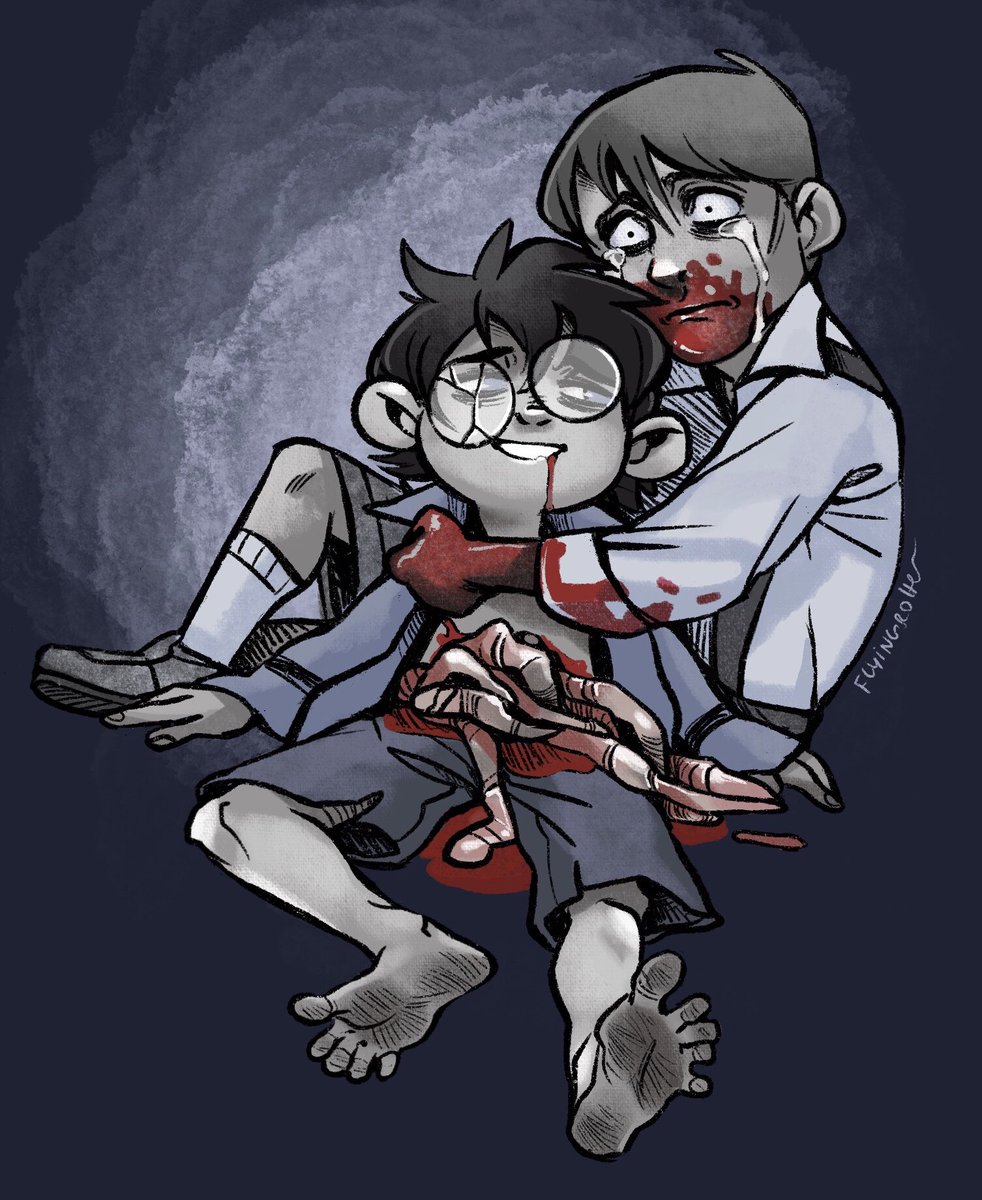 「Tw:gore 

"I was born with a monster and」|☁️FlyingRotten☁️のイラスト