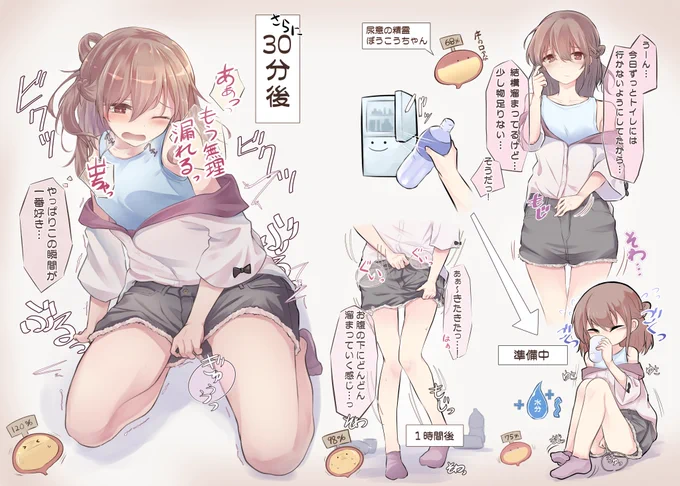 限界までおトイレを我慢する事が大好きな女の子 