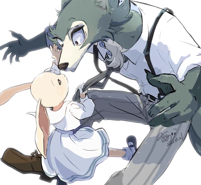 ちょっと前に全話読み切ったので
BEASTARSのレゴシとハルちゃん描いたよー!!
あまりにも良かった…
幸せになって…??✨

#ビースターズ #BEASTARS
ゴウヒンさんもルイ先輩もイブキさんも好きよー!! 