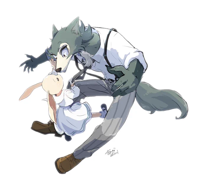 ちょっと前に全話読み切ったので
BEASTARSのレゴシとハルちゃん描いたよー!!
あまりにも良かった…
幸せになって…??✨

#ビースターズ #BEASTARS
ゴウヒンさんもルイ先輩もイブキさんも好きよー!! 