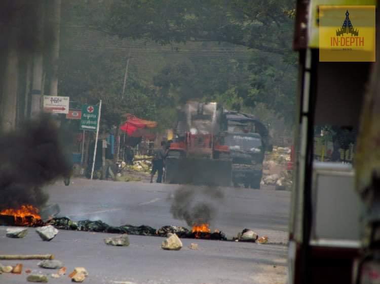 maytoekhine's tweet photo. TW // Blood
More than 6 civilians were shot with live ammunitions by military terrorists in Aung Pin Lal, #Mandalay and some in critical condition. #WhatsHappeningInMyanmar #Mar21Coup https://t.co/kB8FIJMrNW