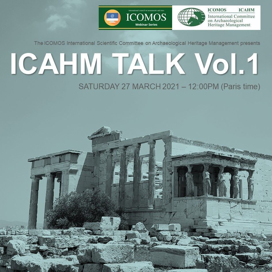 ICOMOS's tweet photo. 💻 Upcoming #webinar from #ICOMOS - #ICAHM discussing authenticity and preservation of original archaeological heritage as well as continuity and change in the management of cultural values!
🗓️ March 27, 2021
⌚️ 12:00 PM
Register at: https://t.co/LJHwTmFNgB https://t.co/TYvfu6Swxp