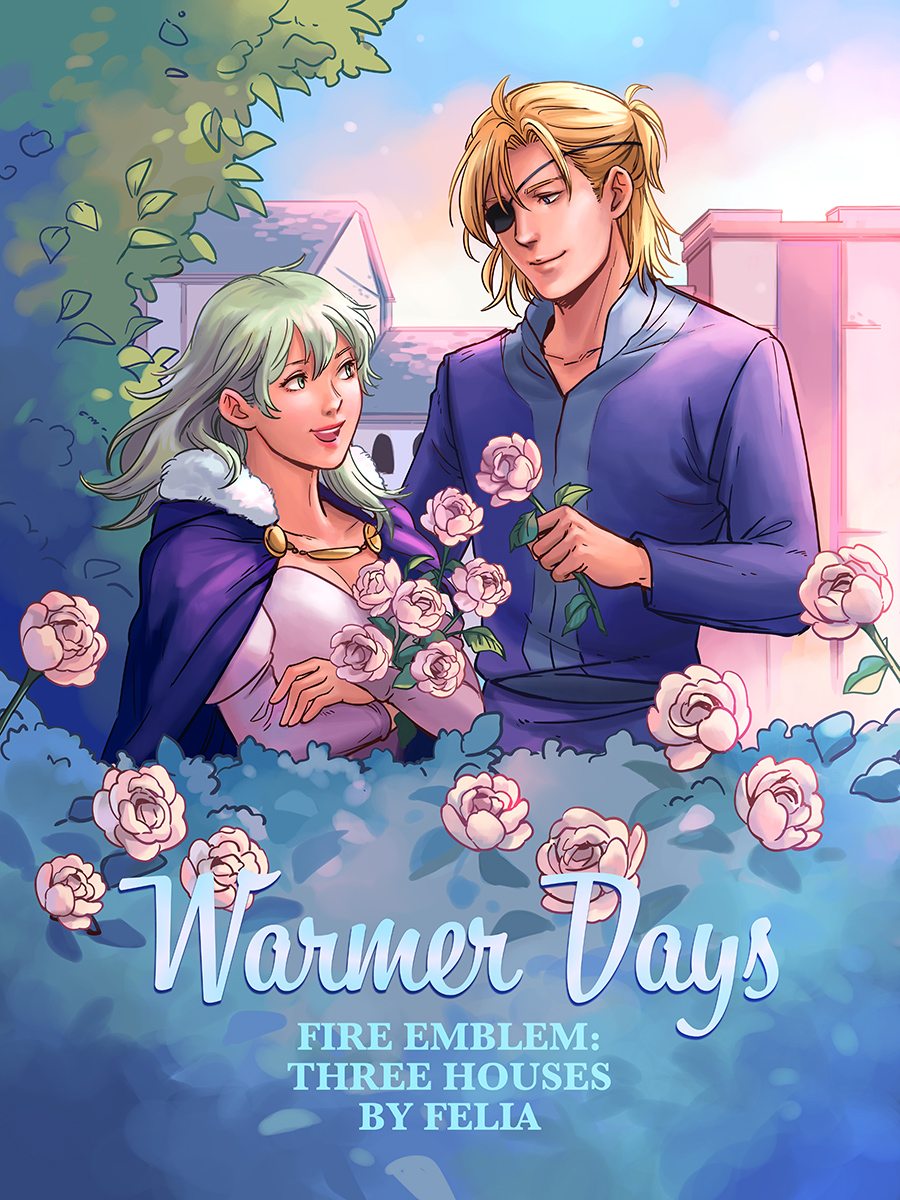 My Dimileth comic PDF is here!

Warmer Days // Dimitri & Byleth
?Canonverse; hurt/comfort
?12-page PDF with colored Cover plus an extra scene never published before.
It's free to download but PLEASE consider supporting me ?
Thank you and enjoy! https://t.co/PKd6IKXrdA 