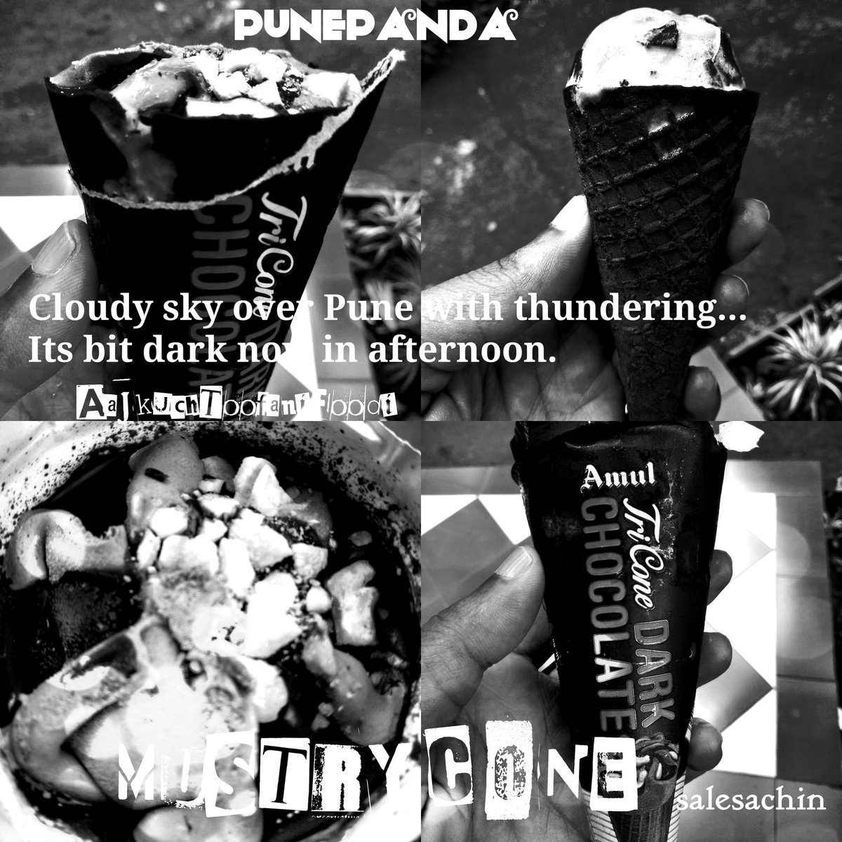 SACHINTAK55's tweet photo. @Rssamul Cloudy sky over #Pune with thundering.
Its bit dark now in afternoon. 
#पुणे #Amul #MUSTRYCONE #INDIAMUL #DARKCHOCOLATE #ICECREAMUL #अमूल #PUNEAMUL #PANDAMUL #PUNEPANDA #SALESACHIN #AAJKUCHTOOFANIFOODI https://t.co/hdwZyvHODP