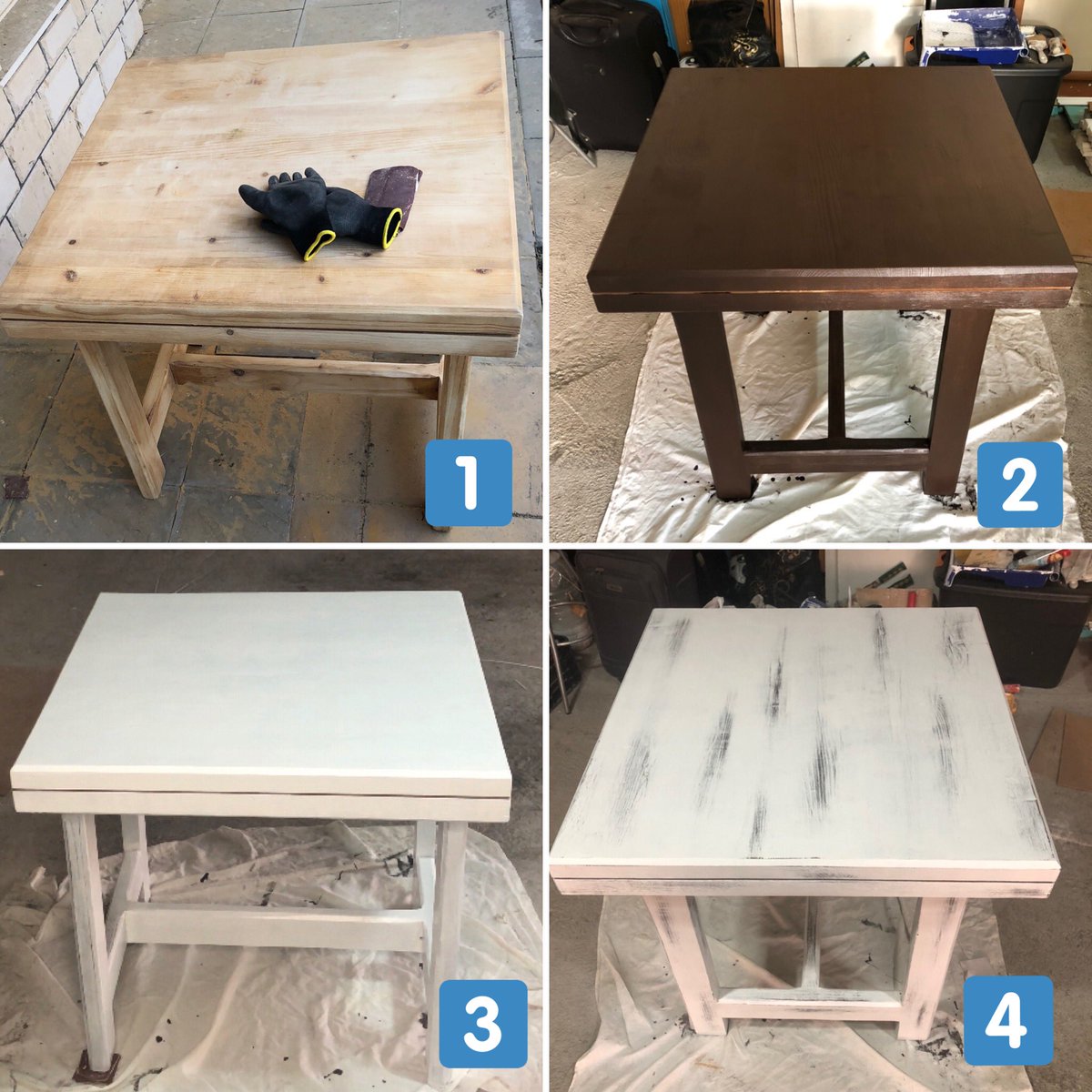 nataliesroad's tweet photo. Today I decide to finish my #OldTable #Renovation #Project. I’ve tried to do some kind of vintage effect. I think It works well, I really love It🤍🤍🤍 What do you think? 
#sundayvibes #SundayFunday https://t.co/5LzeVIHRUB