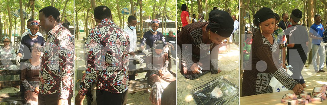 SCOANTBJoshua's tweet photo. Not only did the partners receive the New Anointing Water and Sticker but also a touch from Prophet T.B. Joshua. As the prayer commenced, the root cause of sickness and disease in their lives was flushed out and every demonic influence was pulled down, in Jesus’ name! https://t.co/OK06uIUjsu