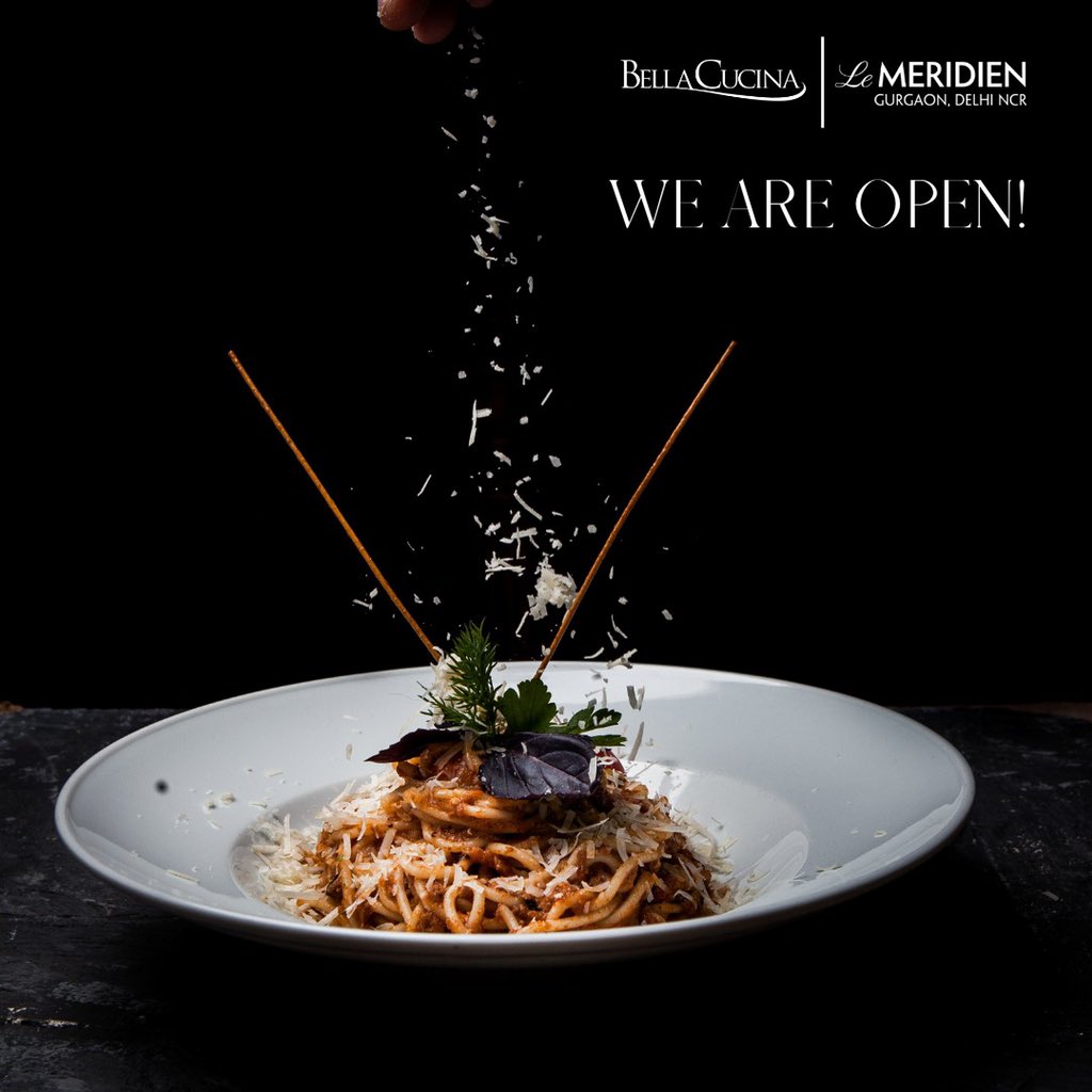 WE ARE OPEN! 🥂
We are back with your favourite comfort food! 
Dine in and indulge in the authentic Italian flavours at #bellacucina 
For table reservations or more information reach us at +91 88606 09368
#Italian #italianfood #trending #goodfood #goodmood #gurgaon #delhi #nomnom