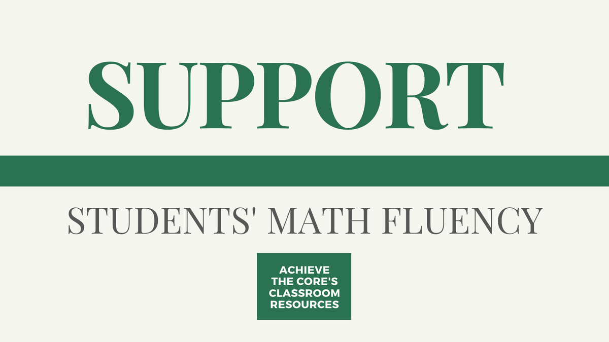 learnwithSAP's tweet photo. Bookmark these free classroom resources to support your K–5 students' grade-level fluency. #iteachmath #elemchat #mathchat https://t.co/Ia14m95Q41 https://t.co/X7O0v21PTt