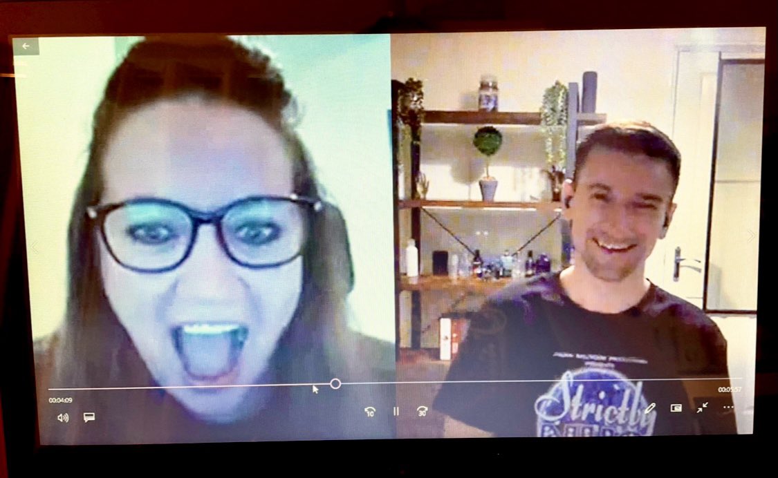 peachyprosecco's tweet photo. So.. it’s been a while since @BrunyeeAdam revealed our @NhsStrictly dance to me 💃✨🕺 #stillbuzzing 

Well.. The wait is over &amp; we’ll be revealing it TOMORROW!!!

Can anyone guess our #Dance ??🌈
#75daystogo @blackpool_tv @WGEmpress #DanceDream #StrictlyComeDancing @BDCFT @NHSuk https://t.co/QGpVyoZI78