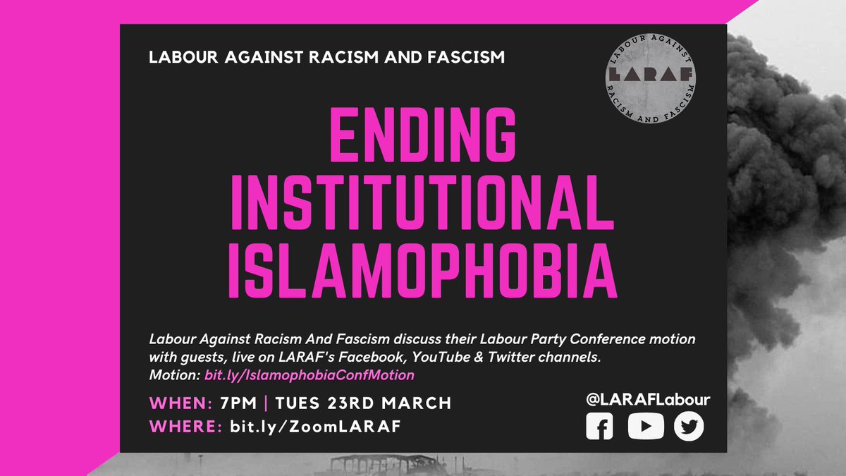 LARAFLabour's tweet photo. Join us on Tuesday @ 7pm for our 
@PeoplesMomentum #PolicyPrimary motion discussion &amp; launch event 🚀

Motion: https://t.co/YegcWVUjSy

Guest speakers:💥@nabeelamowlana💥 @Narzanin💥 @LabourMuslims💥 https://t.co/dNzap3NRWb