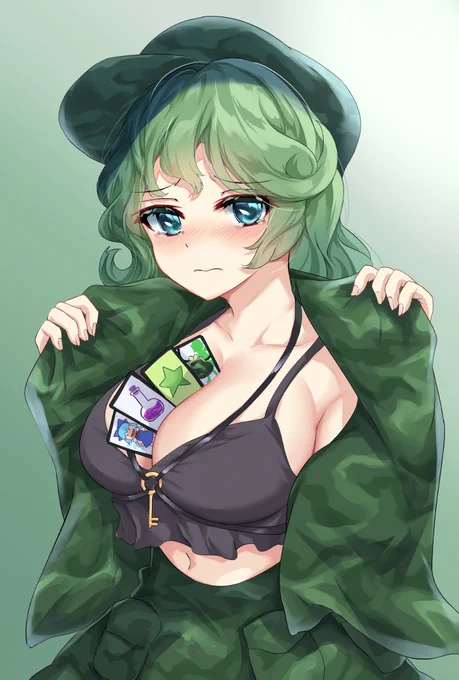 「さぁ、好きなカードをどうぞ…」

#山城たかね
#東方虹龍洞 