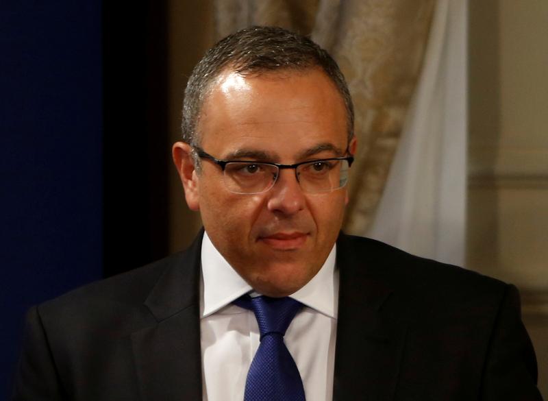 Reuters's tweet photo. Malta's former chief of staff Schembri charged with money laundering https://t.co/MW2vVmikmP https://t.co/y9Kxn7Ouwk