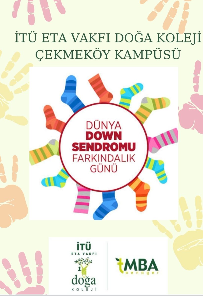 #DownSendromuFarkindalikGunu 
<a href="/DogaOkullari/">Doğa Koleji</a> 
<a href="/KolejiCekmekoy/">Çekmeköy Doğa Koleji</a> 
<a href="/BetulErok/">Betül EROK</a> 
<a href="/GOKHANKNGR/">Gökhan Kenger</a> 
<a href="/fatmaguldumann/">Fatma Gül Duman Açıkgöz</a> 
<a href="/KalyoncuGulhan/">Gulhan Kalyoncu</a> 
<a href="/gokce_kays_/">Gökçe KAYIŞ</a>