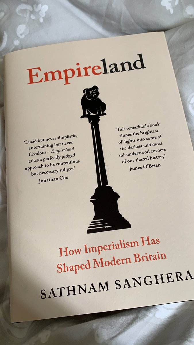 Thanks <a href="/mrjamesob/">James O'Brien</a> and #fulldisclosure podcast for making a car journey more enlightening and prompting me to buy this <a href="/Sathnam/">Sathnam Sanghera</a> Consider my view on ‘British’ as forever widened! Brilliant stuff