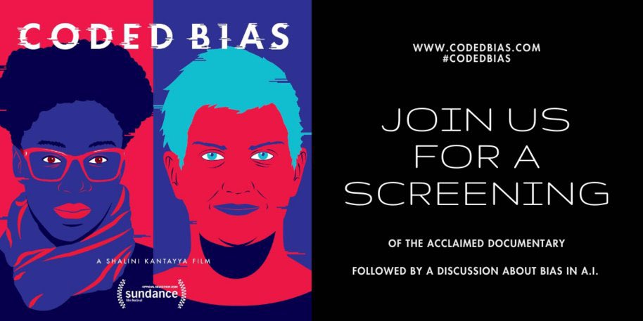 sailormerqury's tweet photo. Tenéis disponible la película #Codedbias hasta mañana por la tarde (subs inglés) en este enlace
📽 https://t.co/22eiFfgT2G
CÓDIGO: CUCODBIA21
Gracias @TheOfficialACM https://t.co/EBiCNRy701