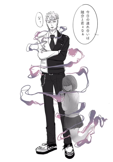 絵を送りつけたら素晴らしい文章が...?

(送りつけたときヒゲを描き忘れました切腹) https://t.co/GJ3TH4GsUG 