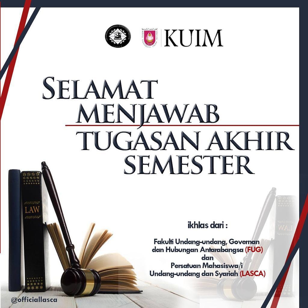 officiallasca's tweet photo. Assalamualaikum w.b.t
_______________________________
Kami barisan kepimpinan LASCA FUG ingin mengucapkan Semoga Berjaya Dalam Menjawab Tugasan Akhir bagi semester ini. Kami mendoakan agar kalian semua sentiasa dalam keadaan sihat dan dipermudahkan segala urusan🌹🌹 https://t.co/tNfEhUS61N