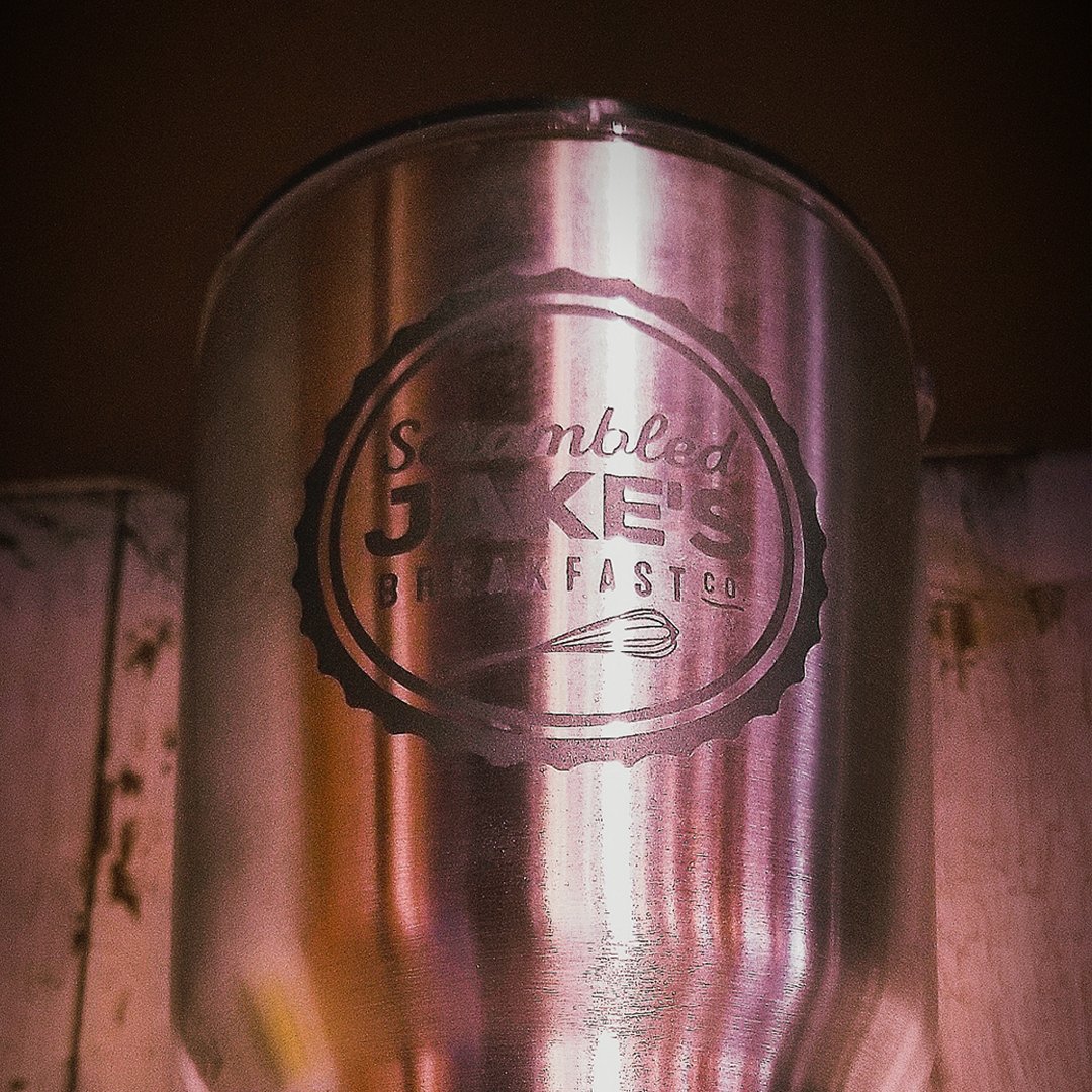 scrambledjakes's tweet photo. Love our coffee? Take some home in our Jake's thermal coffee cup! A perfect gift for the coffee lover in your crew! #Knoxville #ScrambledJakes https://t.co/kgbPJQURIG