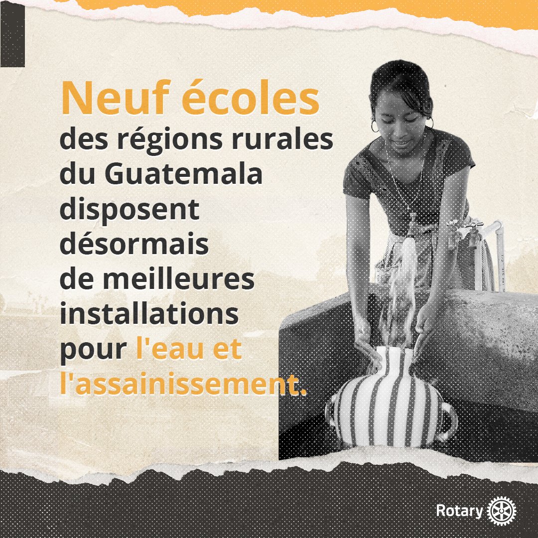 RotaryFR's tweet photo. Grâce à une action du Rotary au Guatemala, les élèves ont désormais accès à de l'eau propre et à des stations de lavage des mains : https://t.co/InJCGkRaTB #WorldWaterDay https://t.co/dsYXGo0Qdz