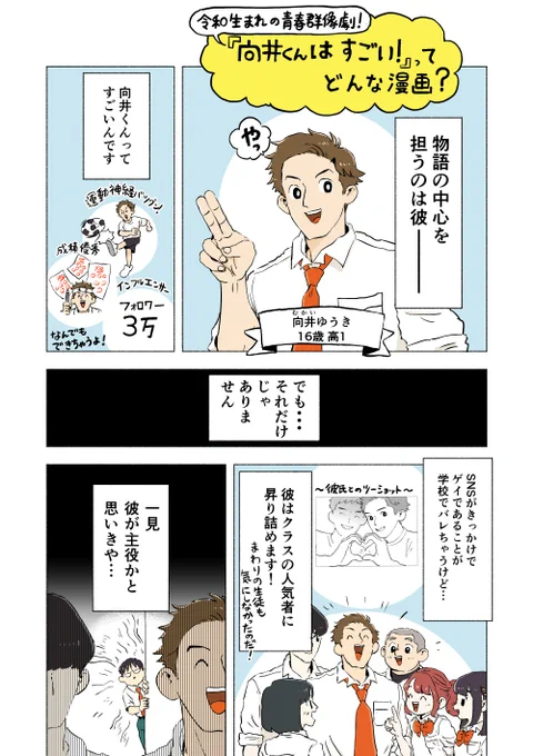 令和生まれの青春群像劇❗️『向井くんはすごい!』のあらすじ紹介漫画です???
ツリーに試し読みもあります?‍♂️ 