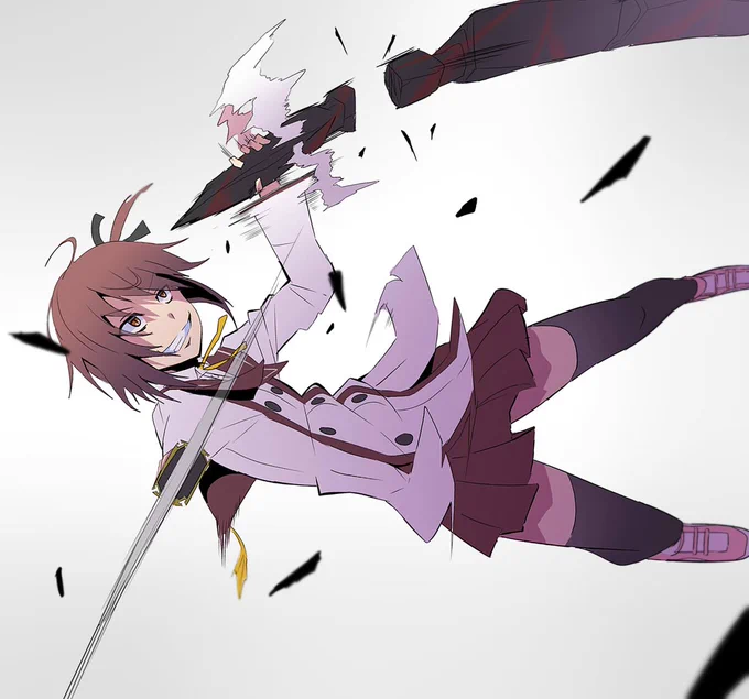 刀使ノ巫女3周年!!!
2020年度絵再掲(可奈美)

#刀使ノ巫女
#とじとも 
#絵描きさんと繋がりたい 
#イラスト 