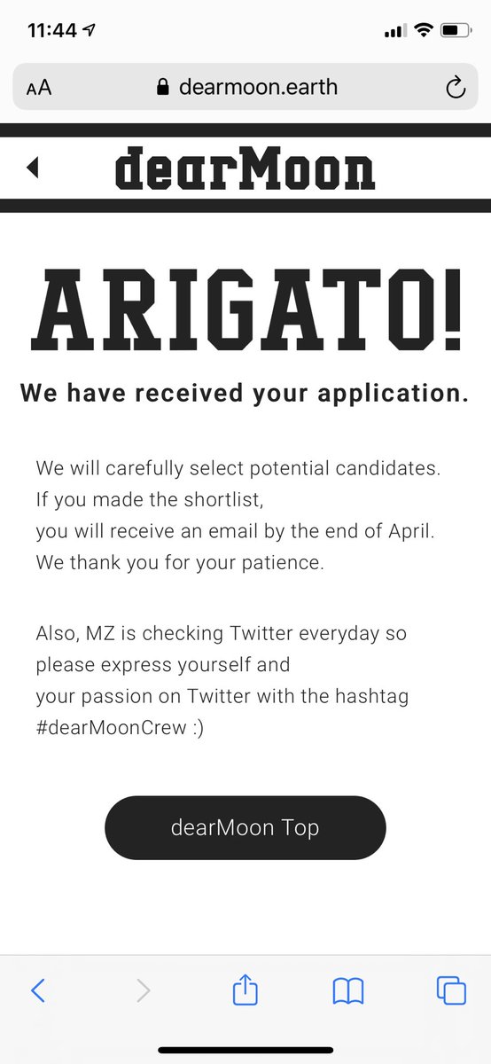 Pretty excited!!!
#dearMoonCrew