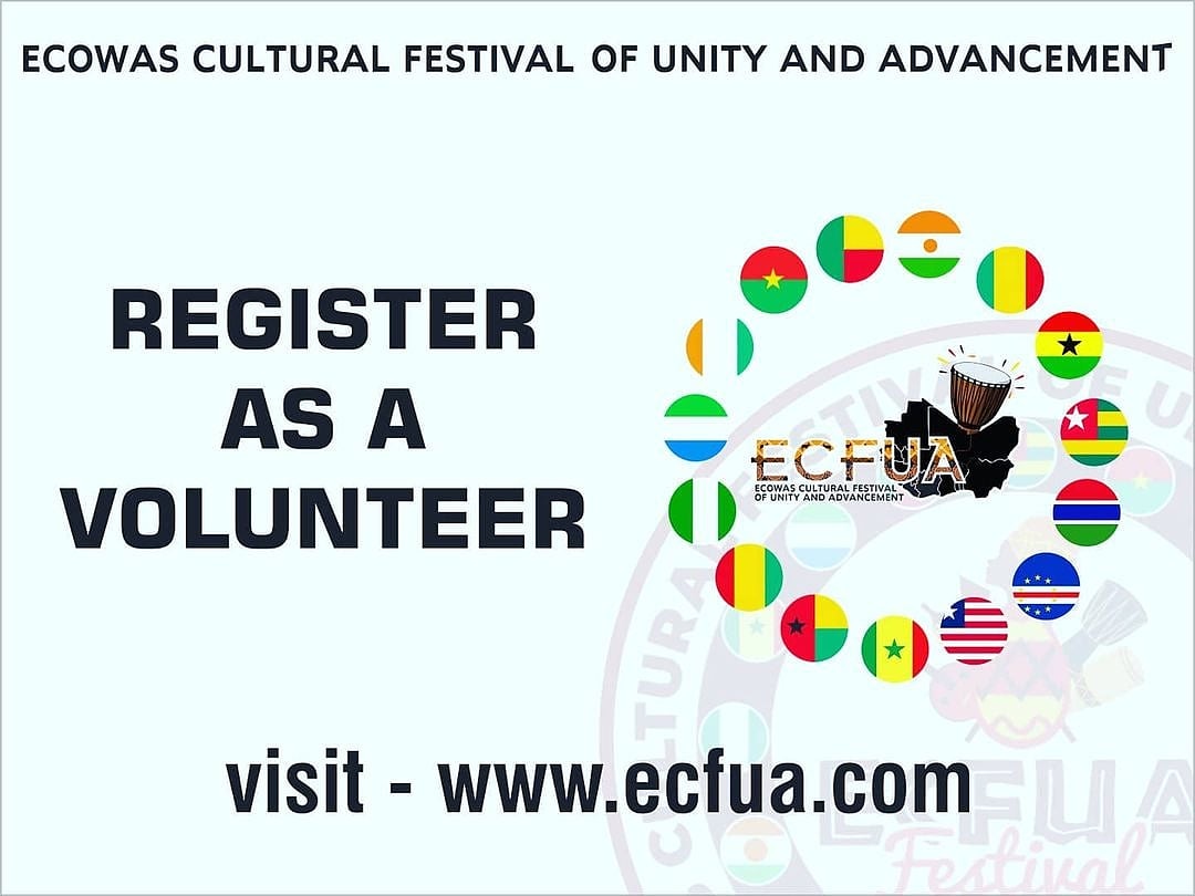 lasgidifest's tweet photo. The opportunity to be a volunteer at Ecowas Cultural Festival Of Unity &amp; Advancement is open

Register today to be a volunteer on their website which is now open &amp; be part of the project for a unified Africa

join the ECFUA team!

#badagry
#tourism
#volunteer
#culture
#Africa https://t.co/7ycqGkTymj