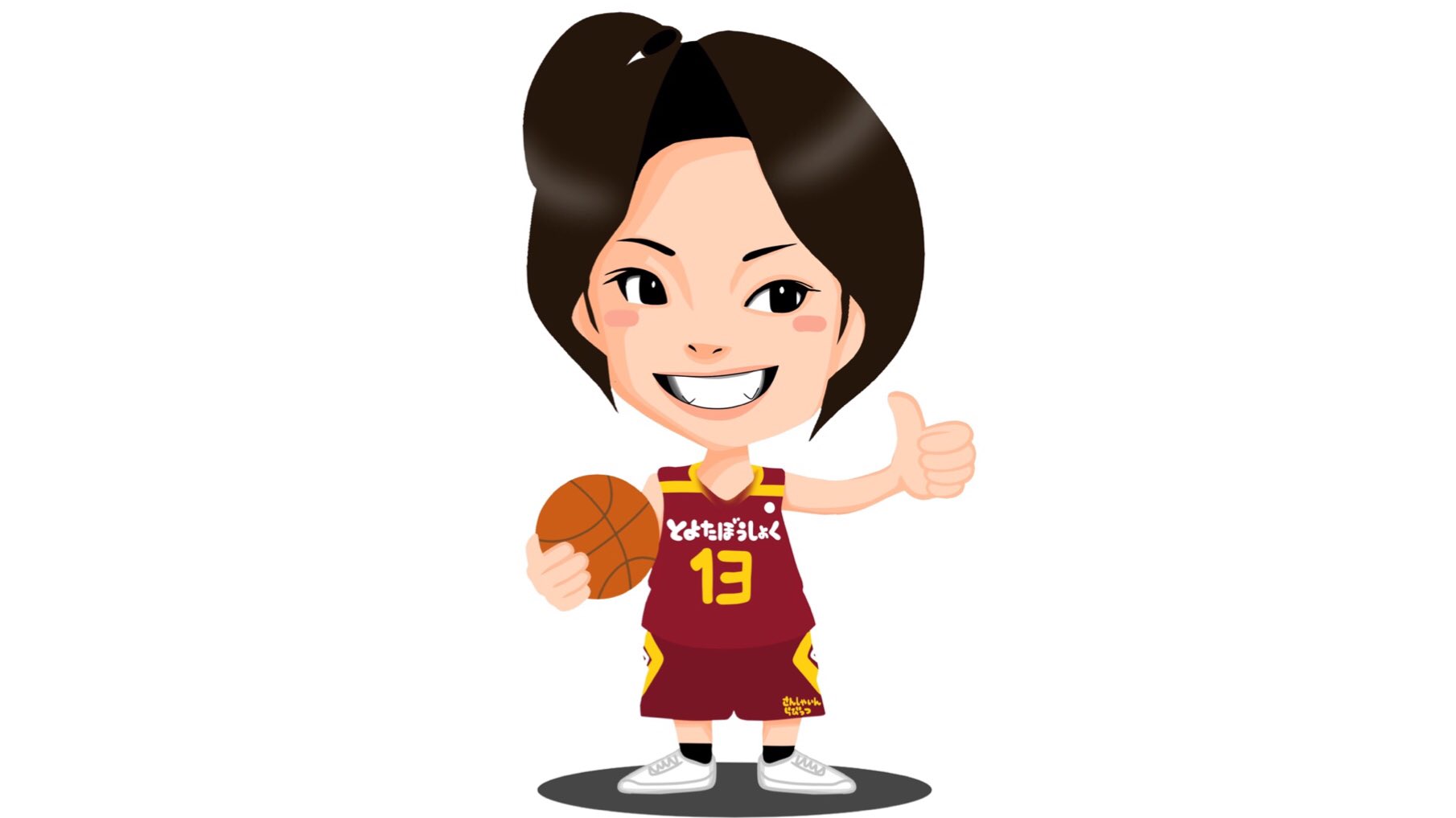 似顔絵 夏目屋 Wリーグ選手書いてみた トヨタ紡織 を描いていきまーす 21新人爆速女王 平末明日香 選手 Ask 3513 くそほど嬉しいー おめでとう たまに見せるイタズラ好きそうな顔笑 Wリーグ 女子バスケ イラスト 似顔絵