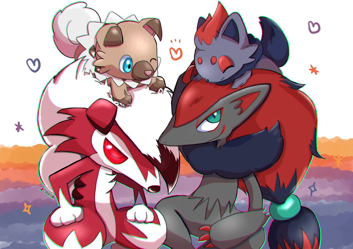 ルガルガンの日 まひる まよなか たそがれ みんな好き Saki のイラスト